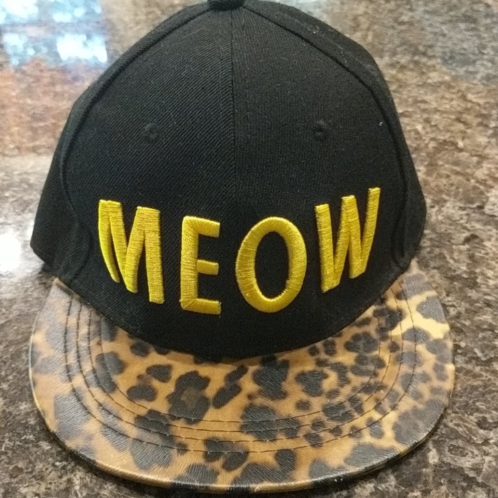 MEOW Snapback style hat